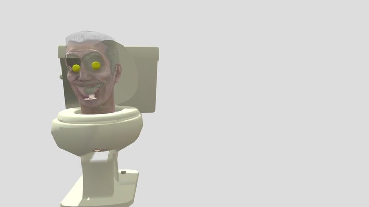 Skibidi toilet (boss G-man) 3D Model