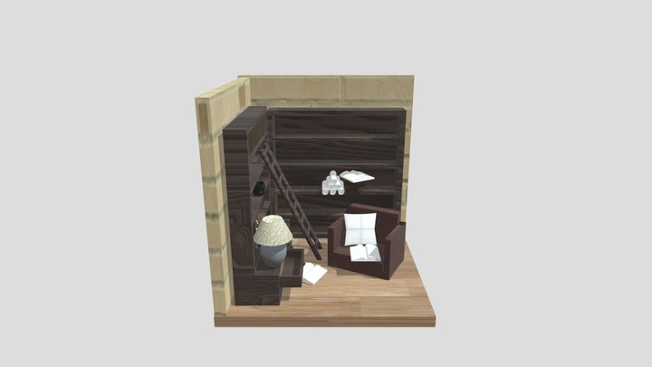 library 3D Model