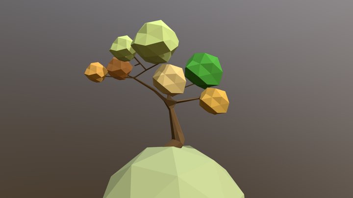 Low Poly Tree 3D Model