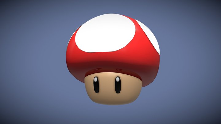Mario Mushroom 3D Model