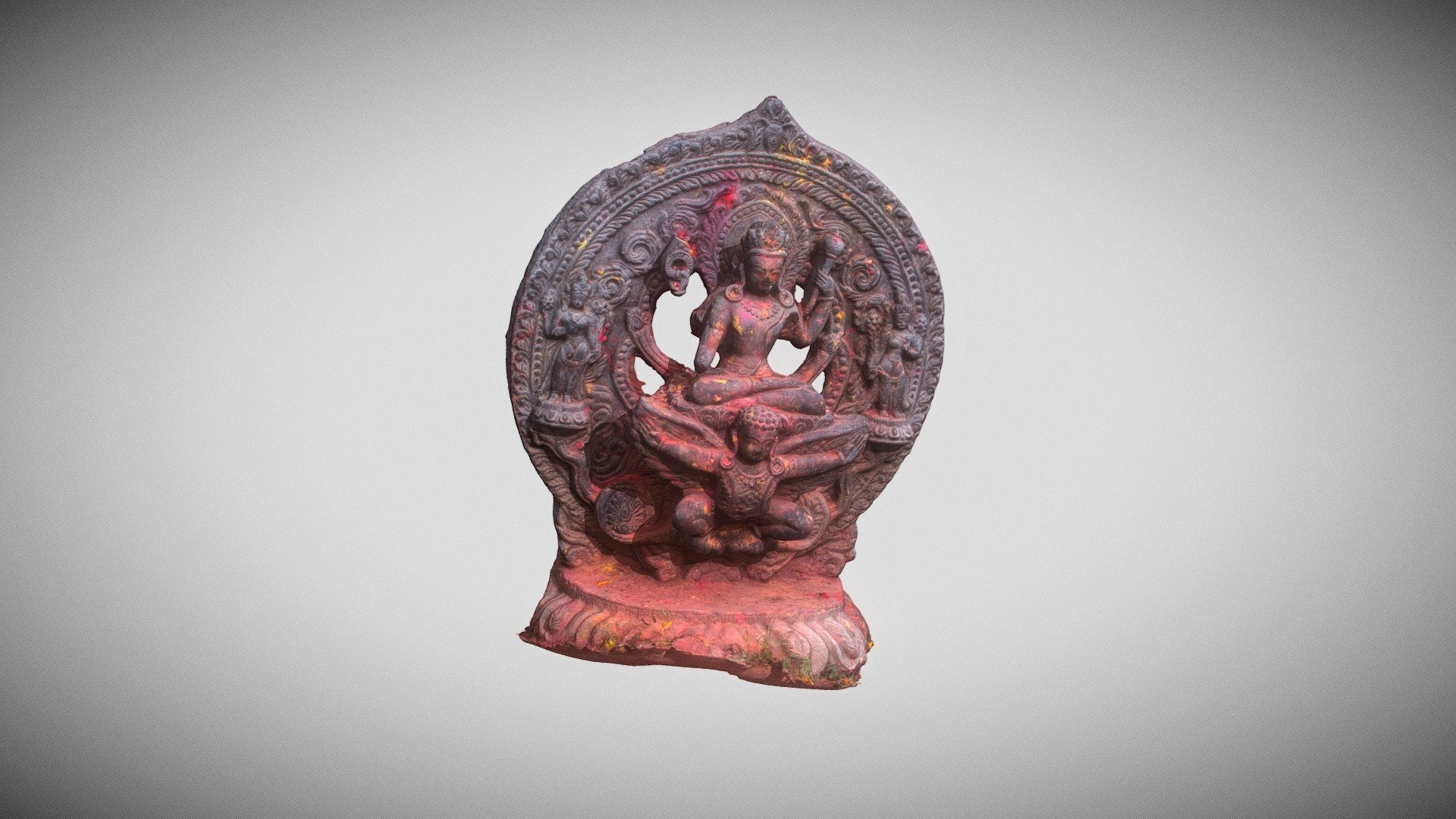 A statue within premise of Bangalamukhi temple