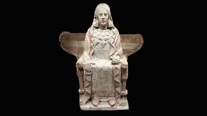Dama De Baza, S. IV b. C. Granada, España. 3D Model