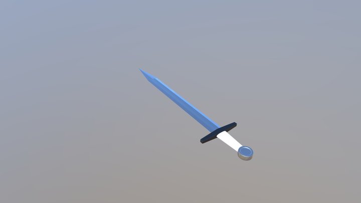 Doable Sword with textures 3D Model