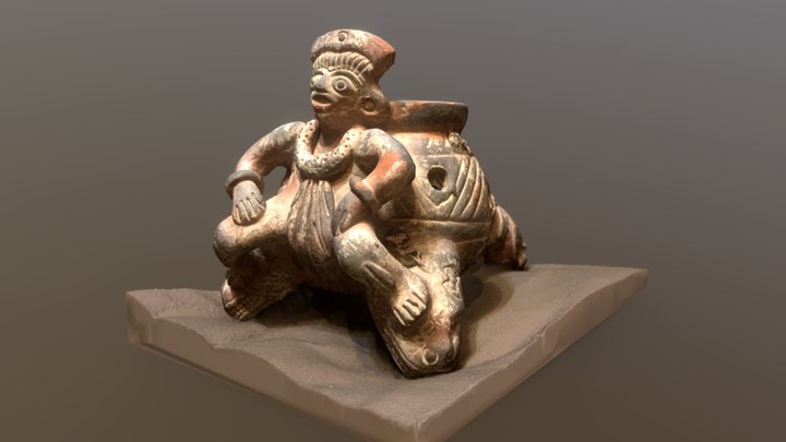 Aztec Figure Scan 3D Model
