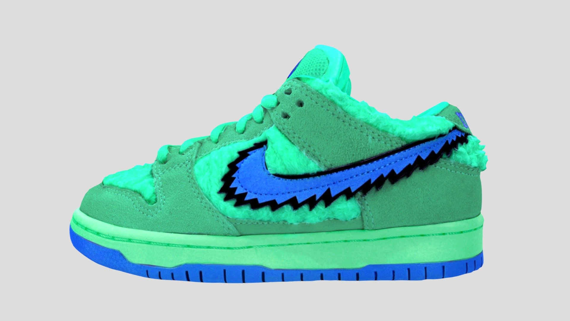 NIKE DUNK SB LOW Grateful Dead GREEN - Download Free 3D model by ...