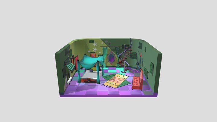 Star Butterfly's Room 3D Model