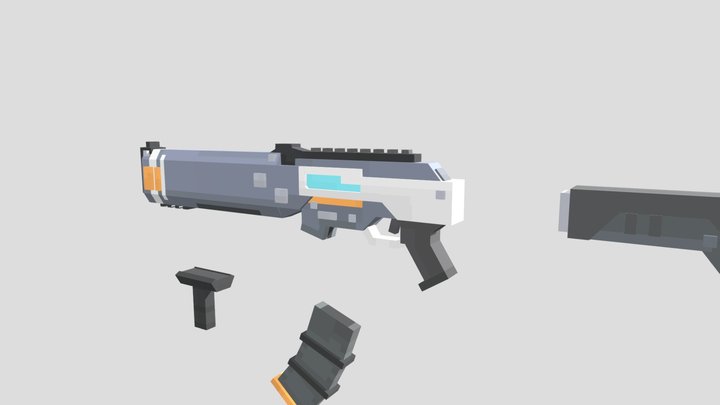 Ak-47 MK II 3D Model