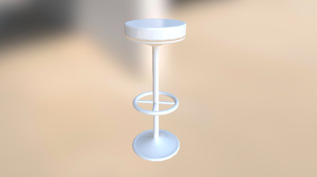 Barhocker Normal Map 3D Model