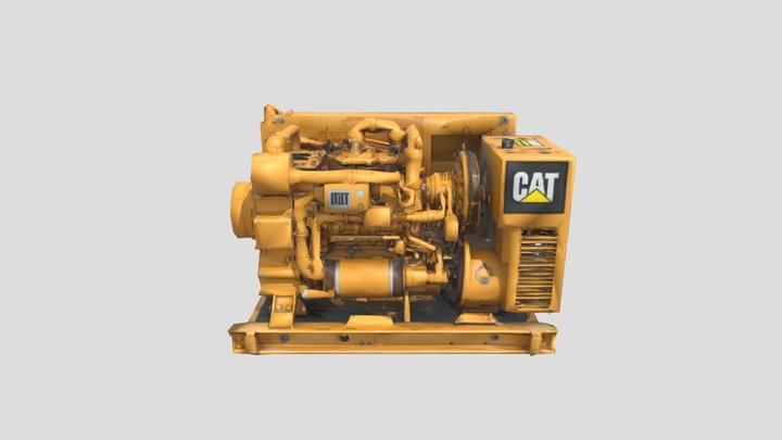Industry: Diesel Generator Power Plant R3 (10k) 3D Model