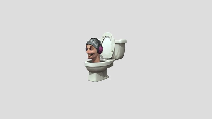 DJ TOILET NEW 3D Model