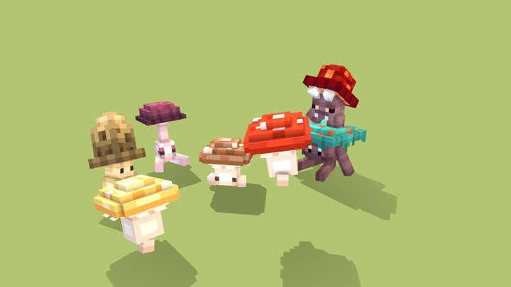 Funglings 3D Model