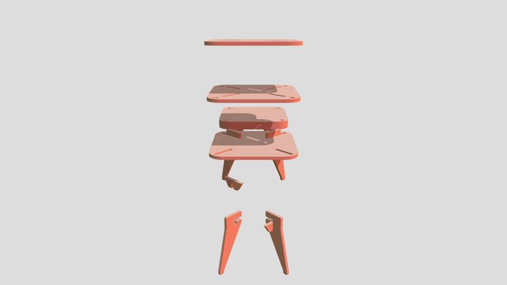 Tablev2 3D Model