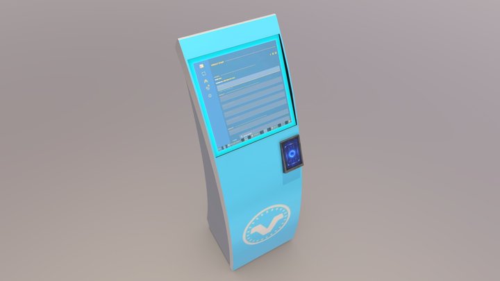 interface kiosk 3D Model
