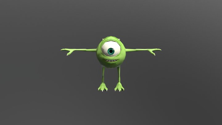 Mike Wazowski 3D Model