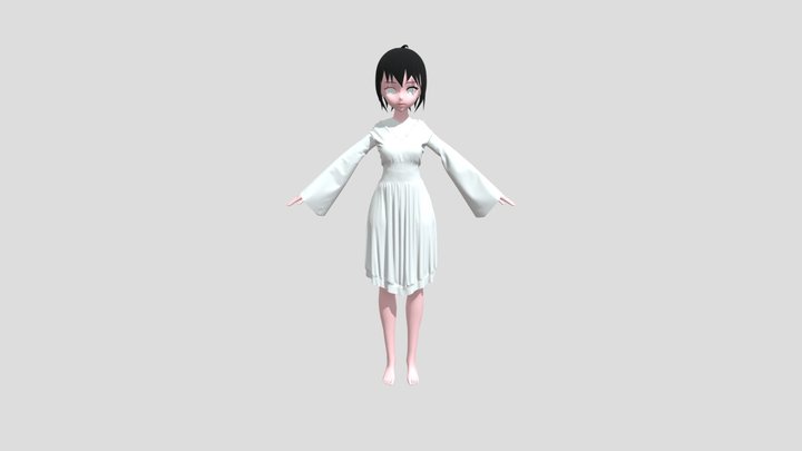 Final Remodel Cloth&Model 3D Model