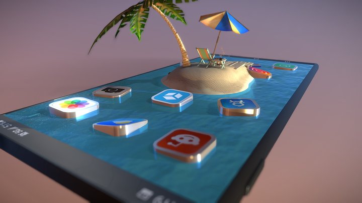 App Island – Modelo 3D gratuito STL