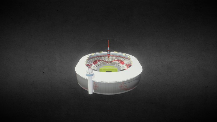 Estadio Nacional - Perú 3D Model