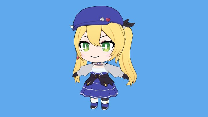 Chibi Dokibird 3D Model