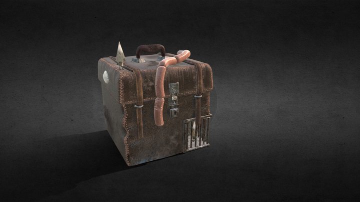 Little nightmares themed chest 3D Model