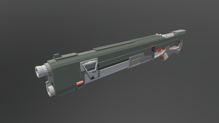 Daily Draft Shotgun 3D Model
