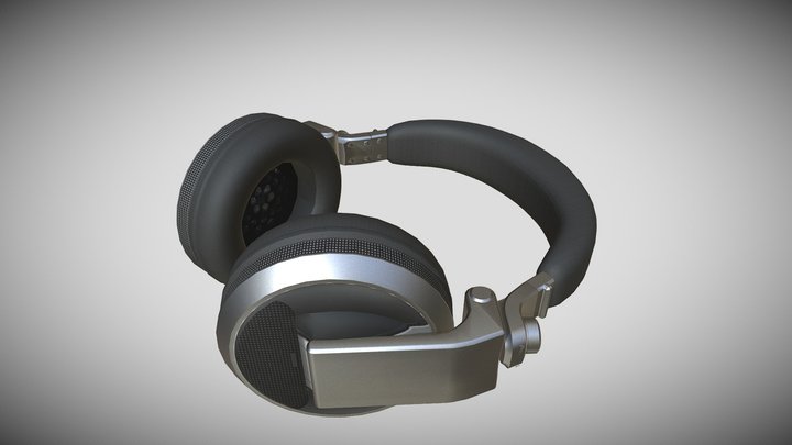 Pioneer HDJ-X5 headphones 3D Model