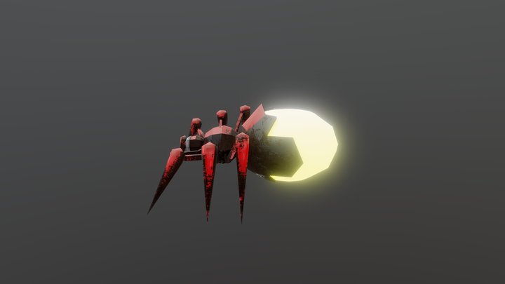 Robot Spider 3D Model