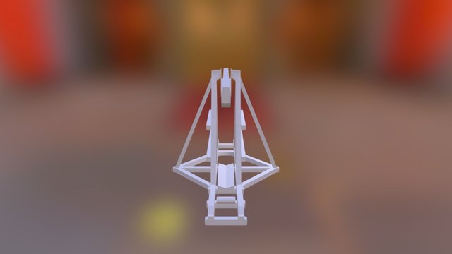 Trebuchet work in progress 3D Model