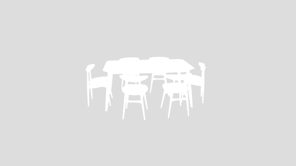 Gallman 6 Person Four Leg Dining Set