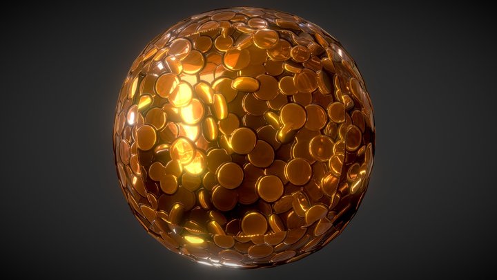 Coins_Golden_Texture 3D Model