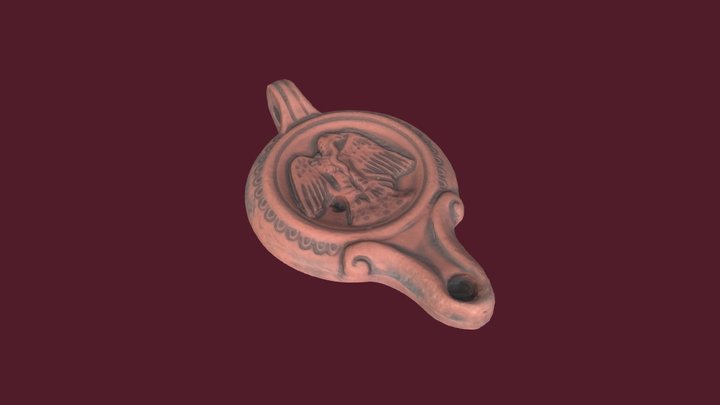 Réplica de lucerna romana-Roman oil lamp replica 3D Model