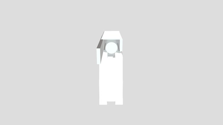 Polygon pistol Body 3D Model