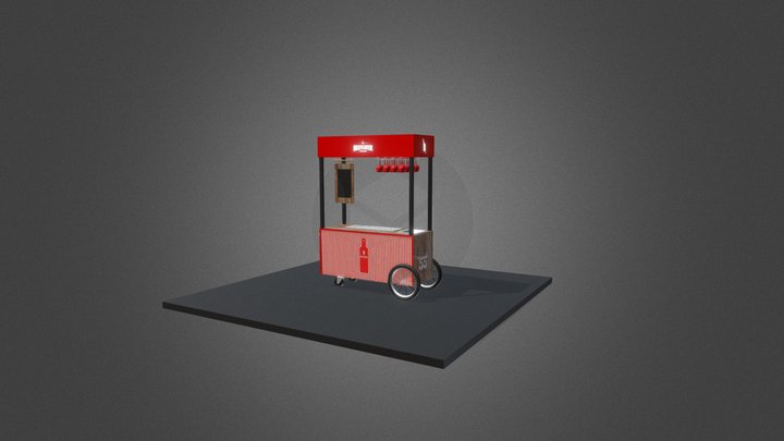 Carrinho Beefeater 3D Model