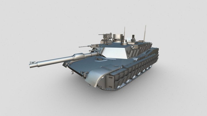 M1A2 SEP V2 "Abrams" 3D Model