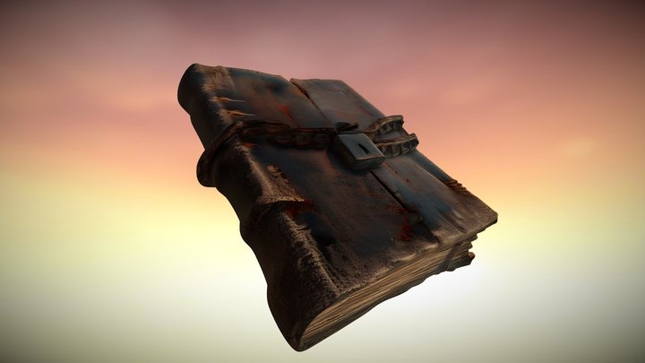 Enchanted Grimoire – Stylized Magical Book
