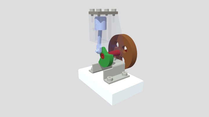 Pnuematic Engine 3D Model