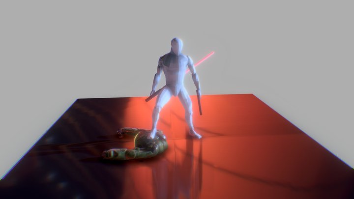 Star Wars Inspired Model 3D Model
