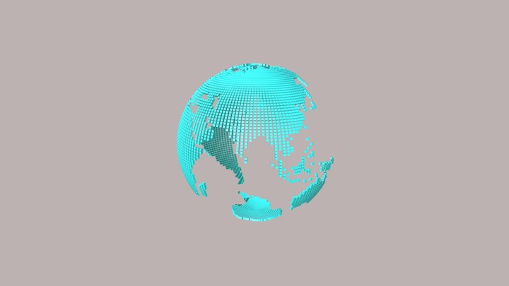 World Earth Planet 3D Model