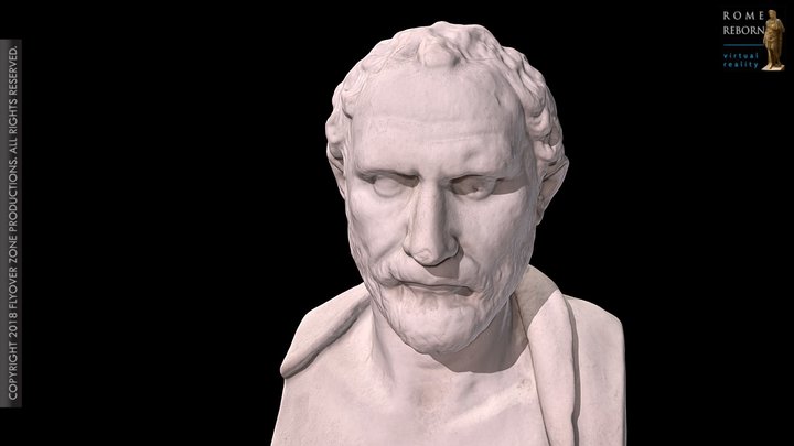 3D rendering of Demosthenes