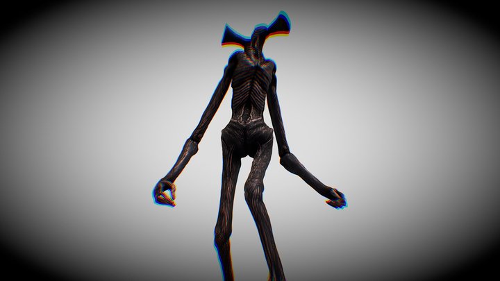 Idle Indian Siren Head 3D Model