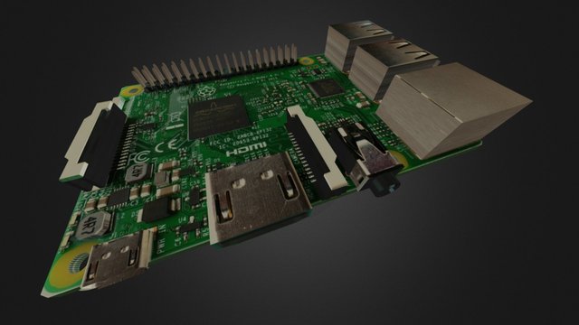 Raspberry Pi 3 3D Model