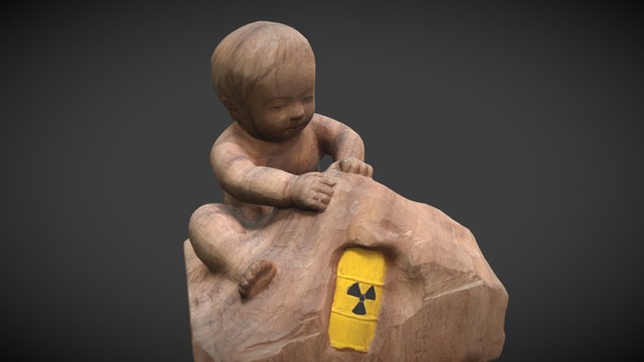 IMAGINE OUR FUTURE - nuclear waste and baby 3D Model