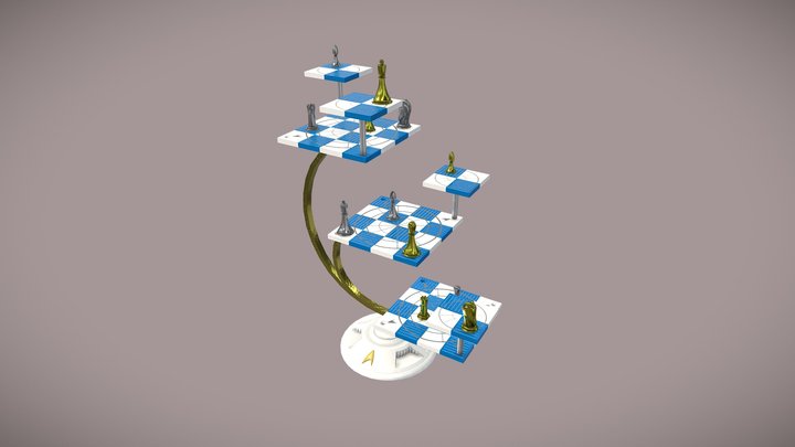 Star Trek Chessboard – Modello 3D gratuito STL