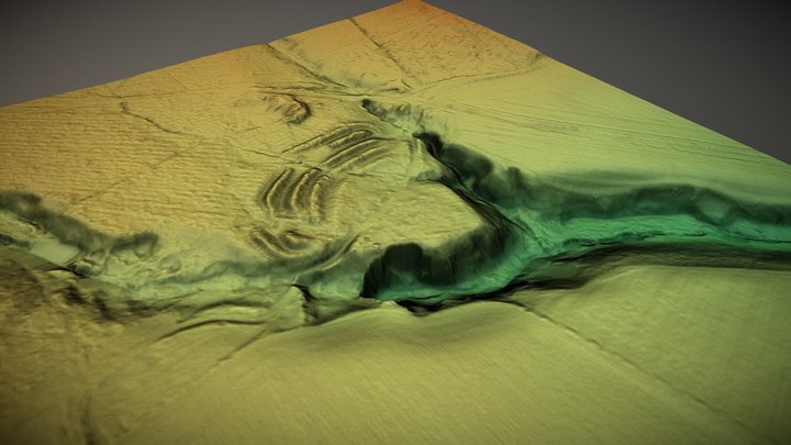 Roughting Linn Camp, Northumberland (UK) – Modello 3D gratuito STL