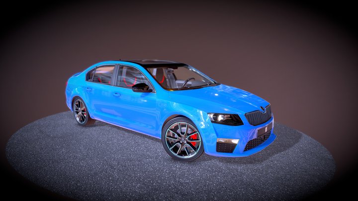 Skoda Octavia RS  (TicoCar) 3D Model