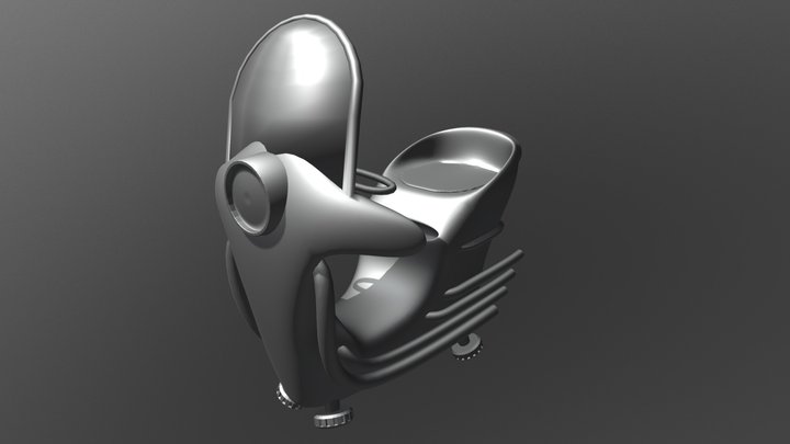 Hover Scooter WIP 3D Model