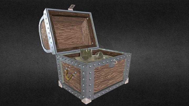 Treasure Chest 3D Model