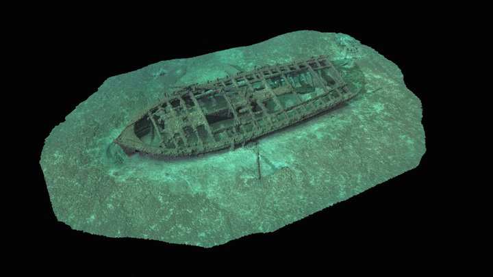 Schooner Byron (Built 1849) 3D Model