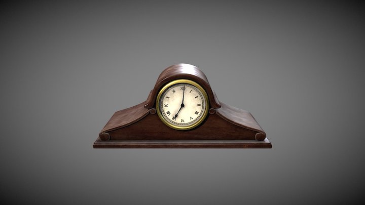 Mantel Clock 3D Model