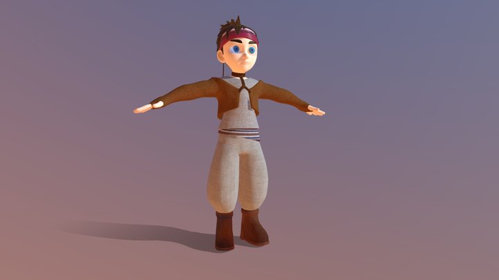 adventure boy 3D Model