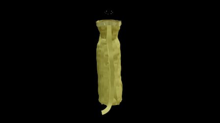 Yellow Dress 3D Model
